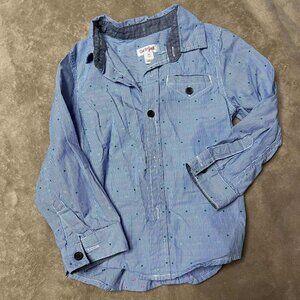Cat & Jack Toddler Boy Button Down Size 4T